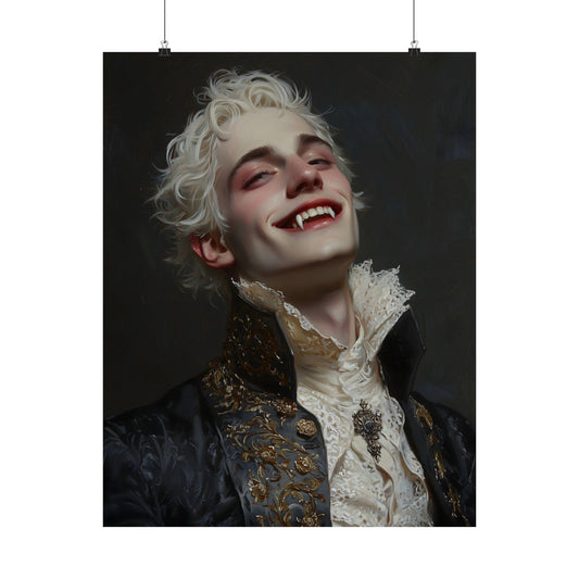 Handsome Vampire Art Print