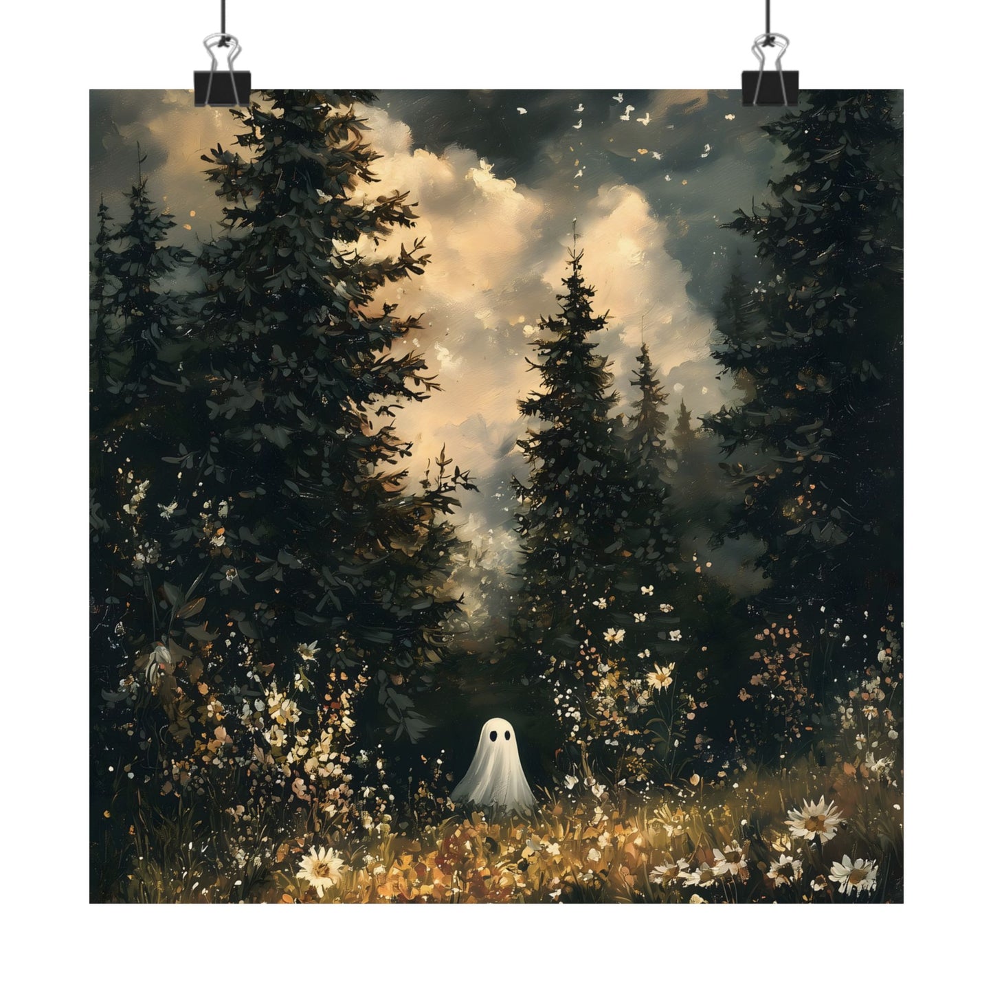 Whimsy Ghost Art Print