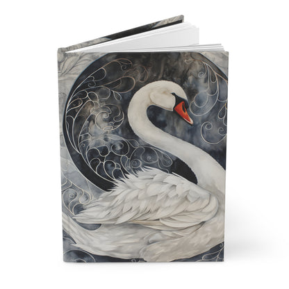 Swan Hardcover Notebook