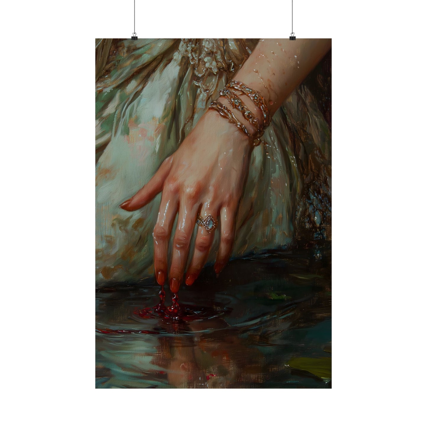 Bloody Hands Art Print