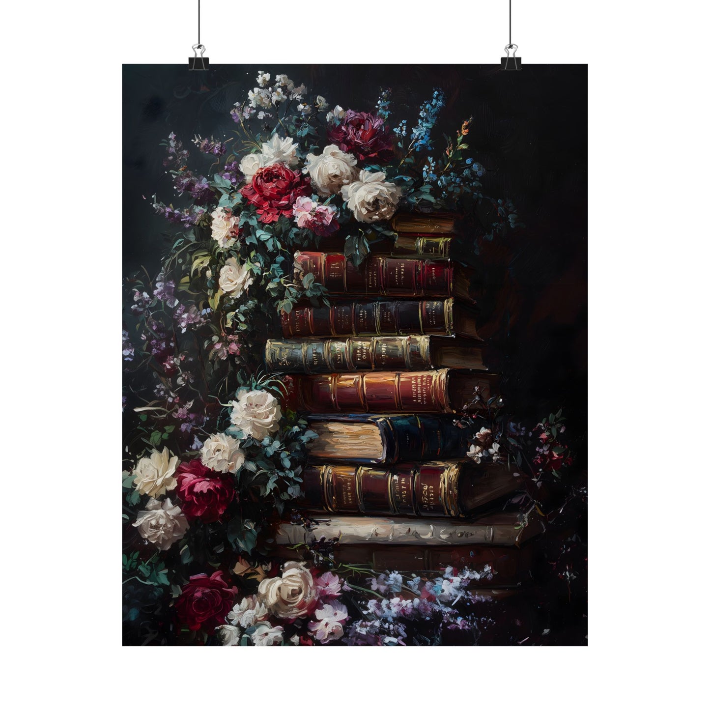 Stack of Books Art Print