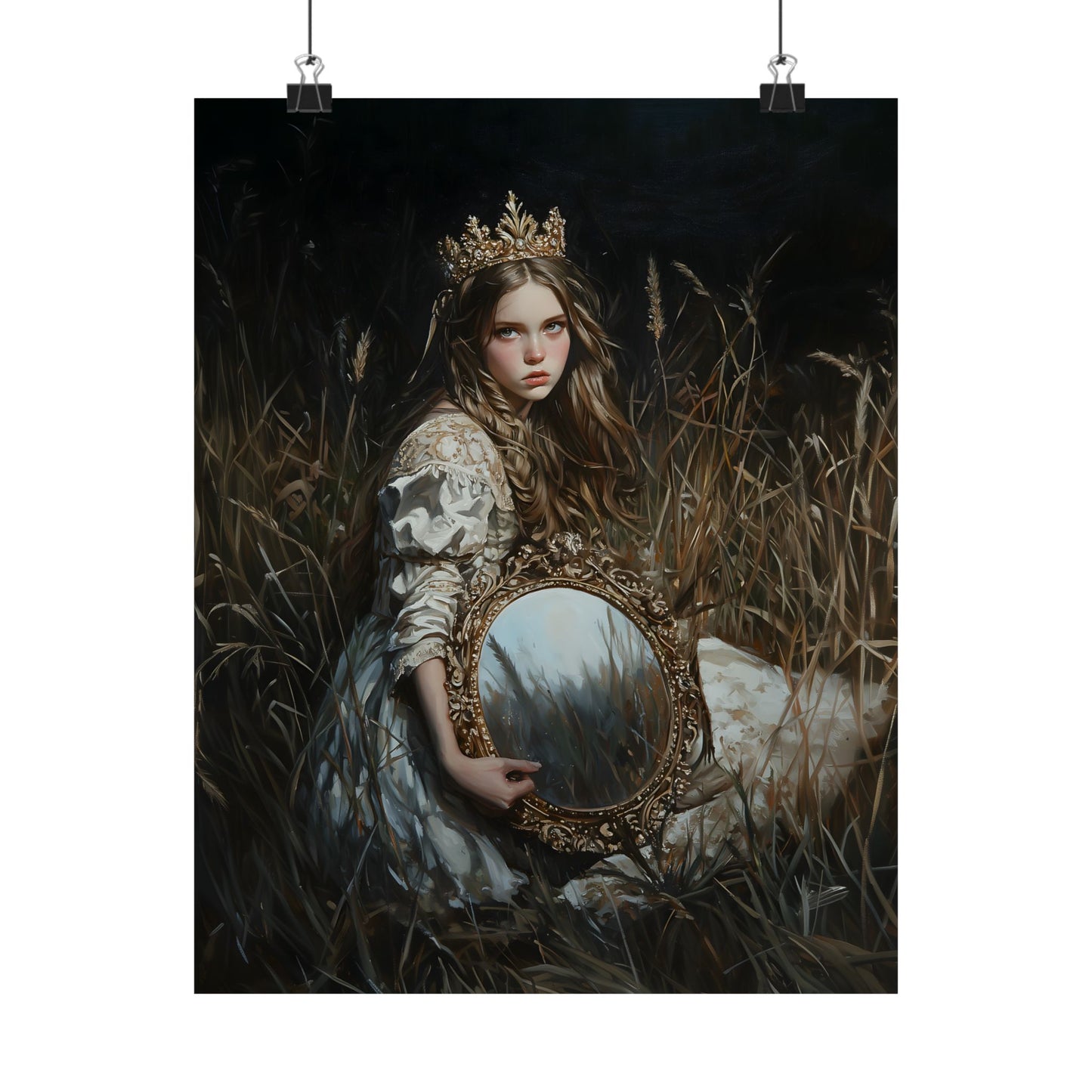 Princess Mirror Art Print