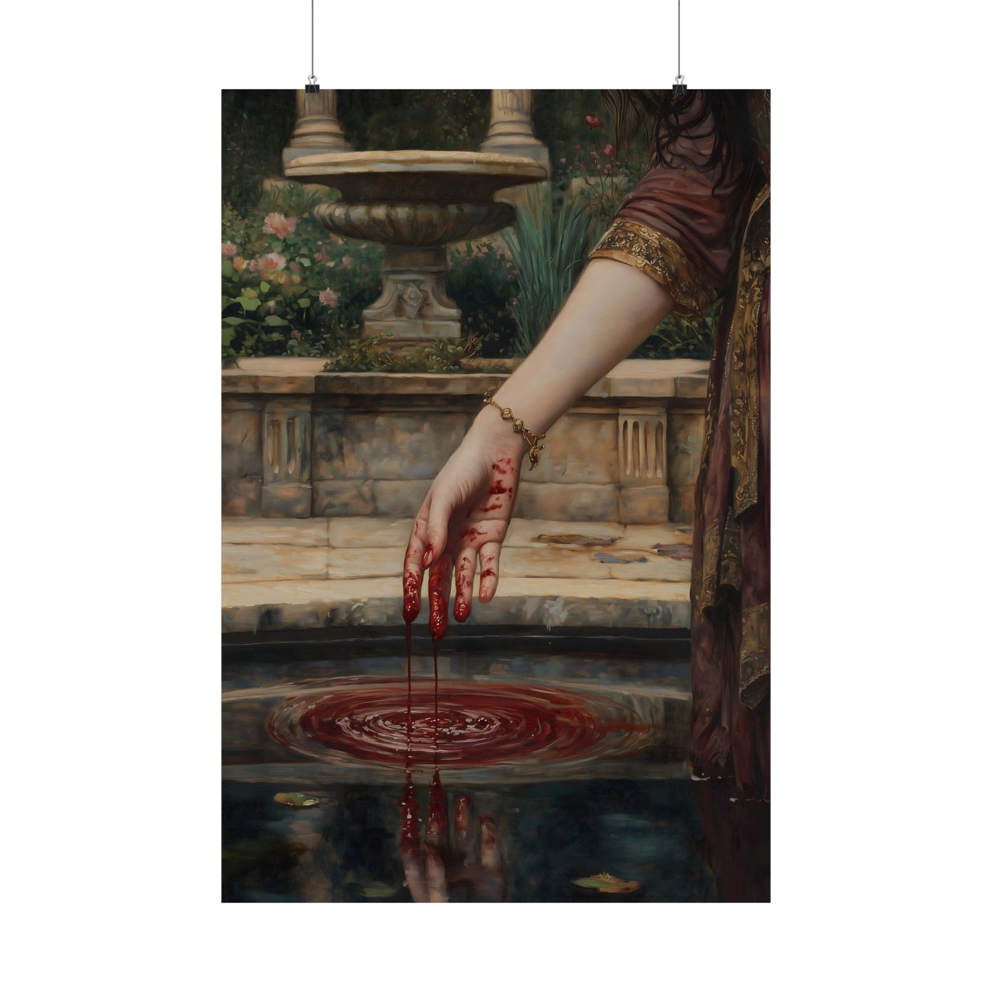 Blood and Water Art Print