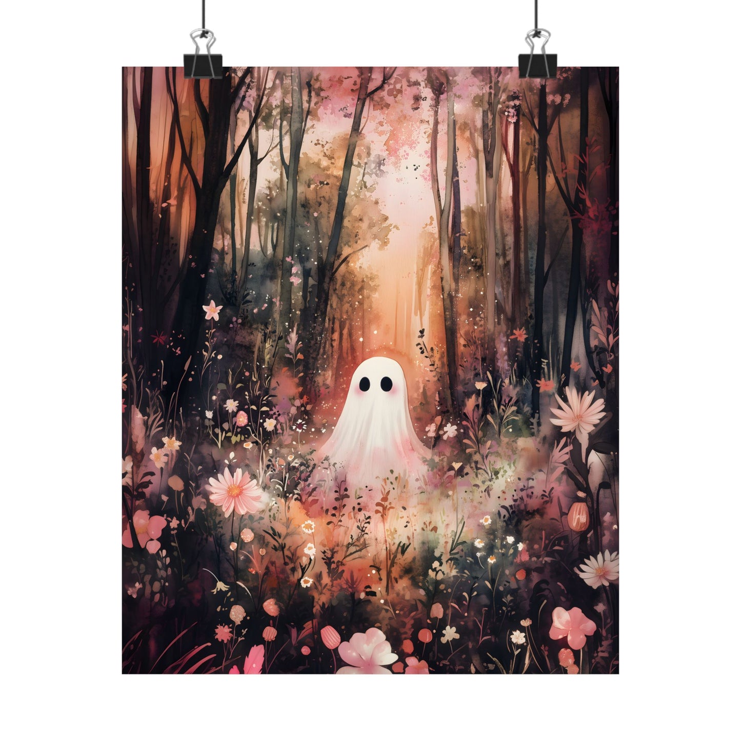 Floral Ghost Art Print