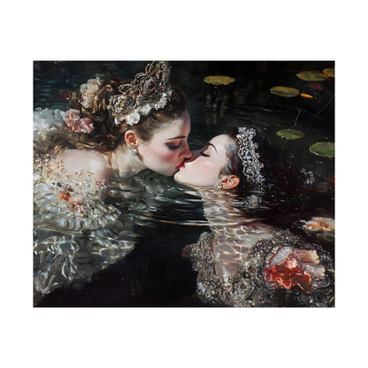 Swimming Queens Art Print