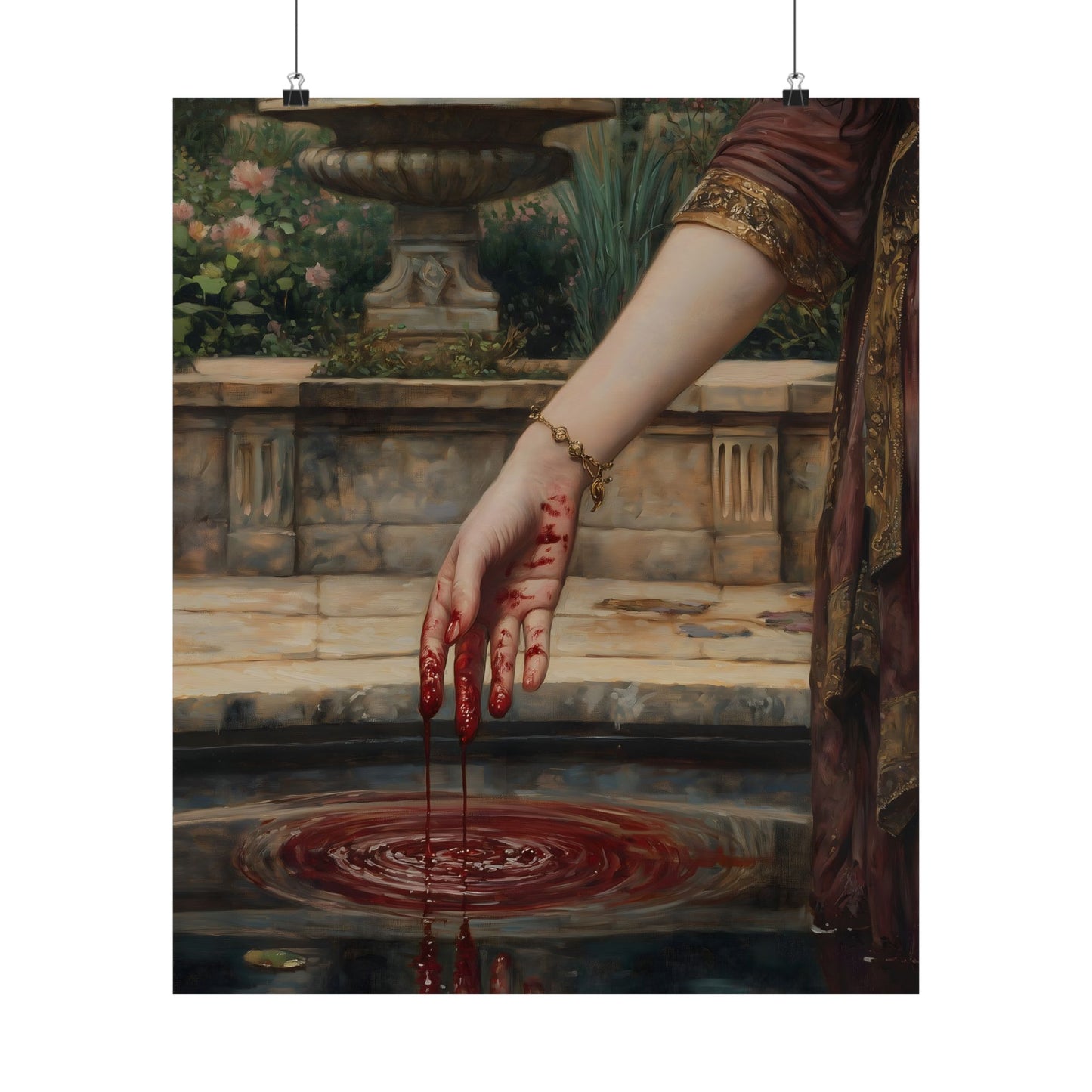 Blood and Water Art Print