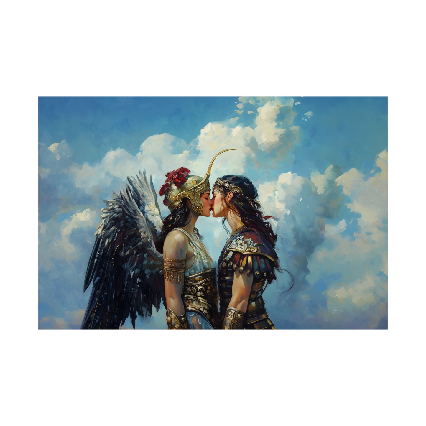 Nike and Athena Art Print