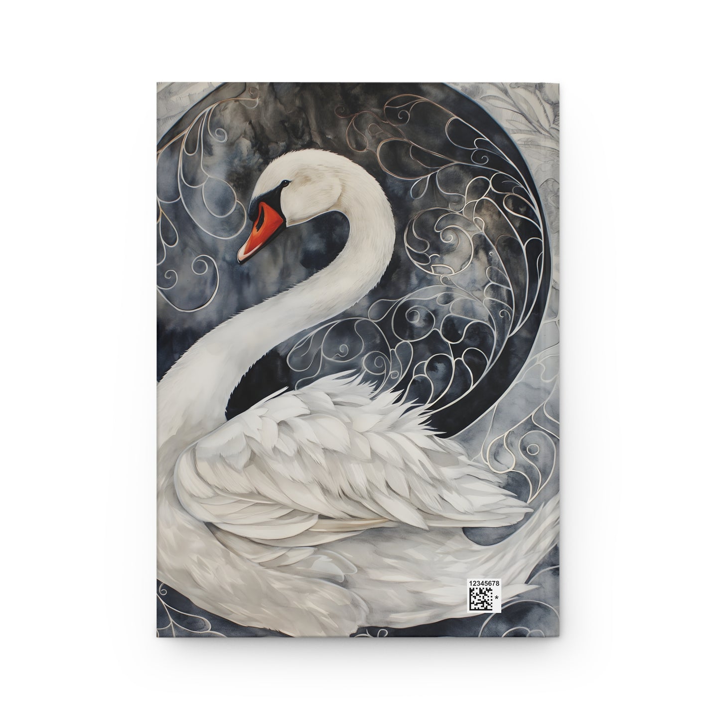 Swan Hardcover Notebook