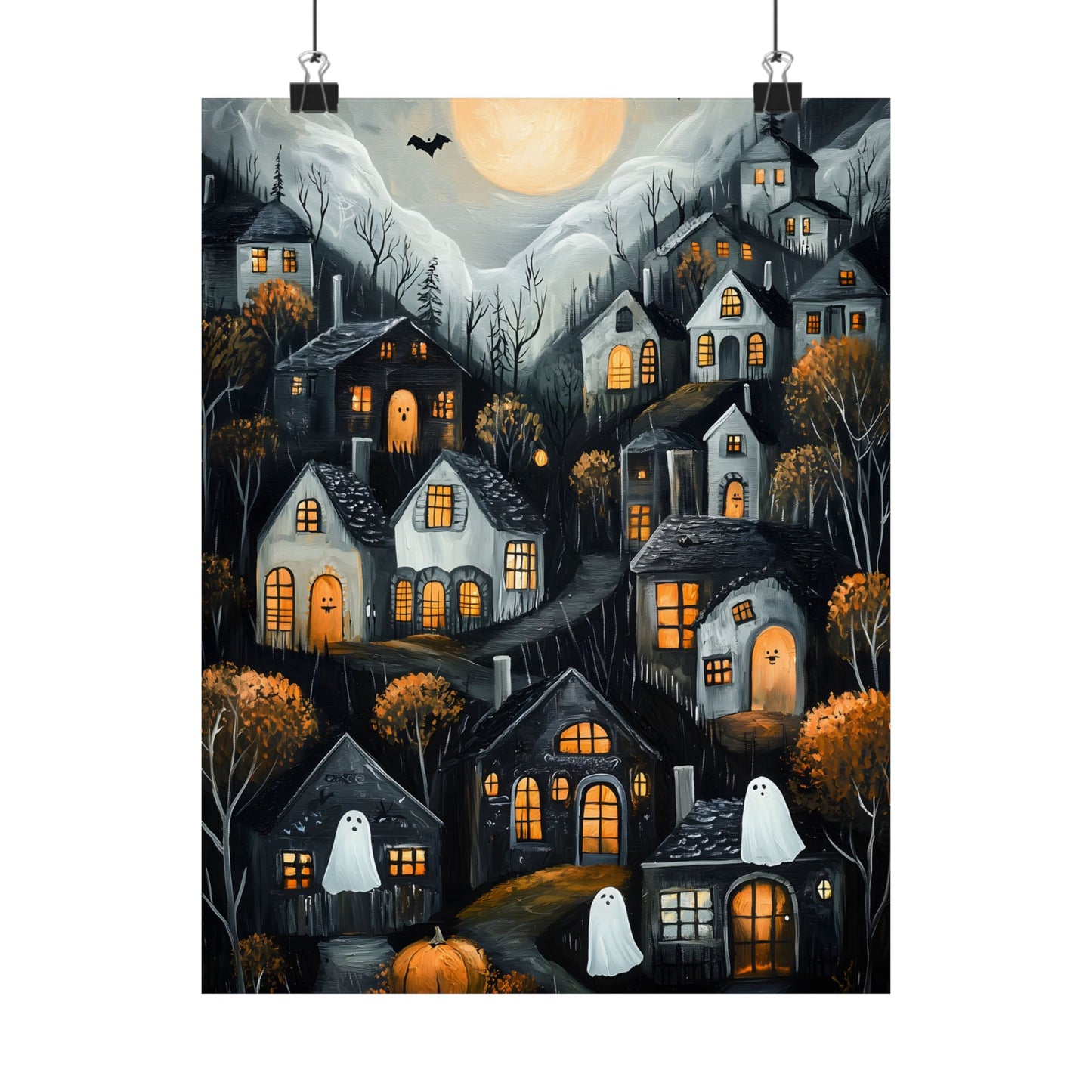 Halloween Town Art Print