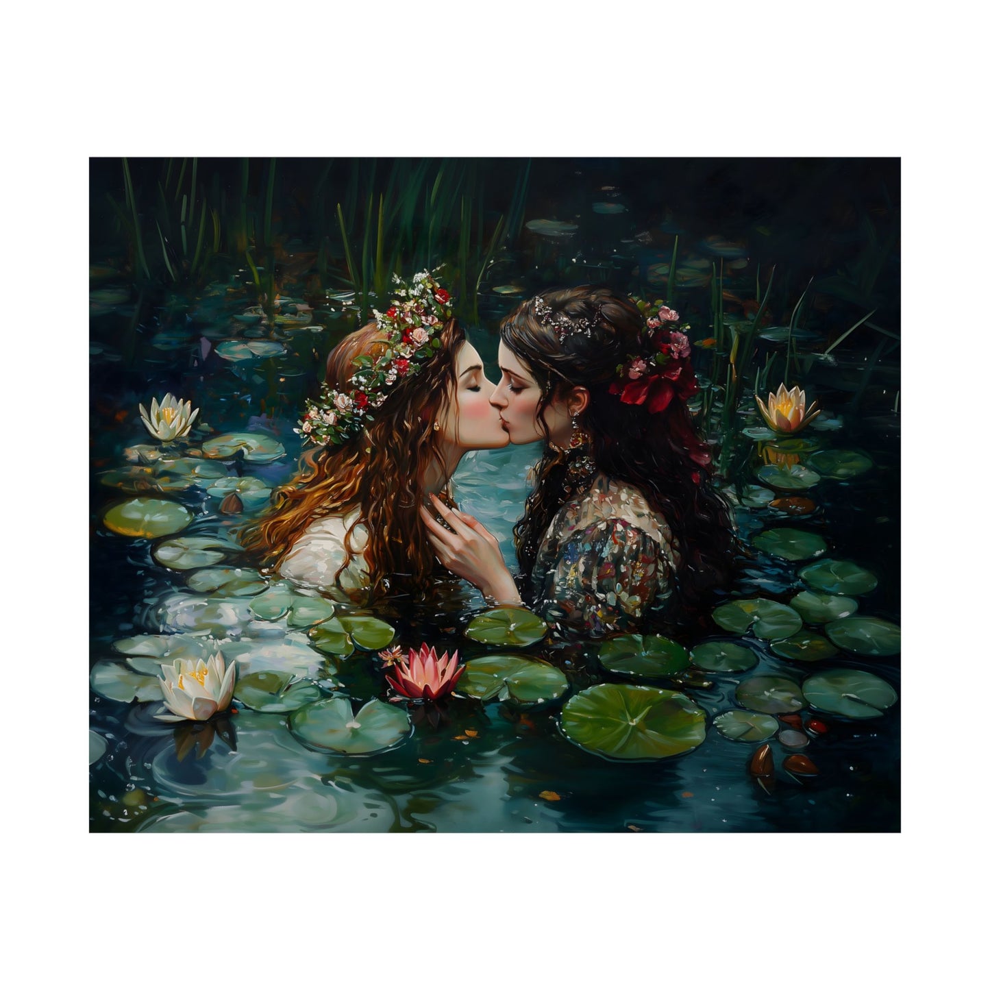 Ophelia in Love Art Print