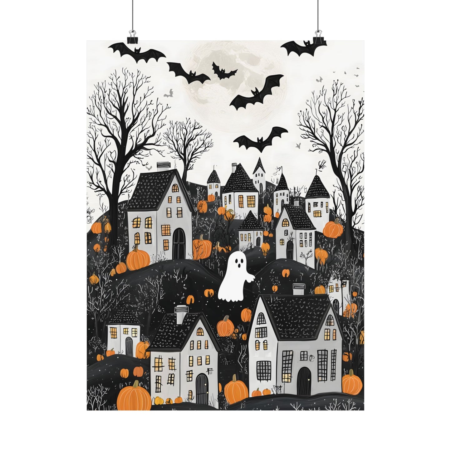 Halloween Town Art Print