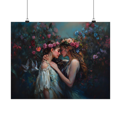 Spring Lovers Art Print