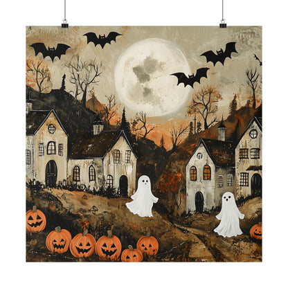 Halloween Town Art Print