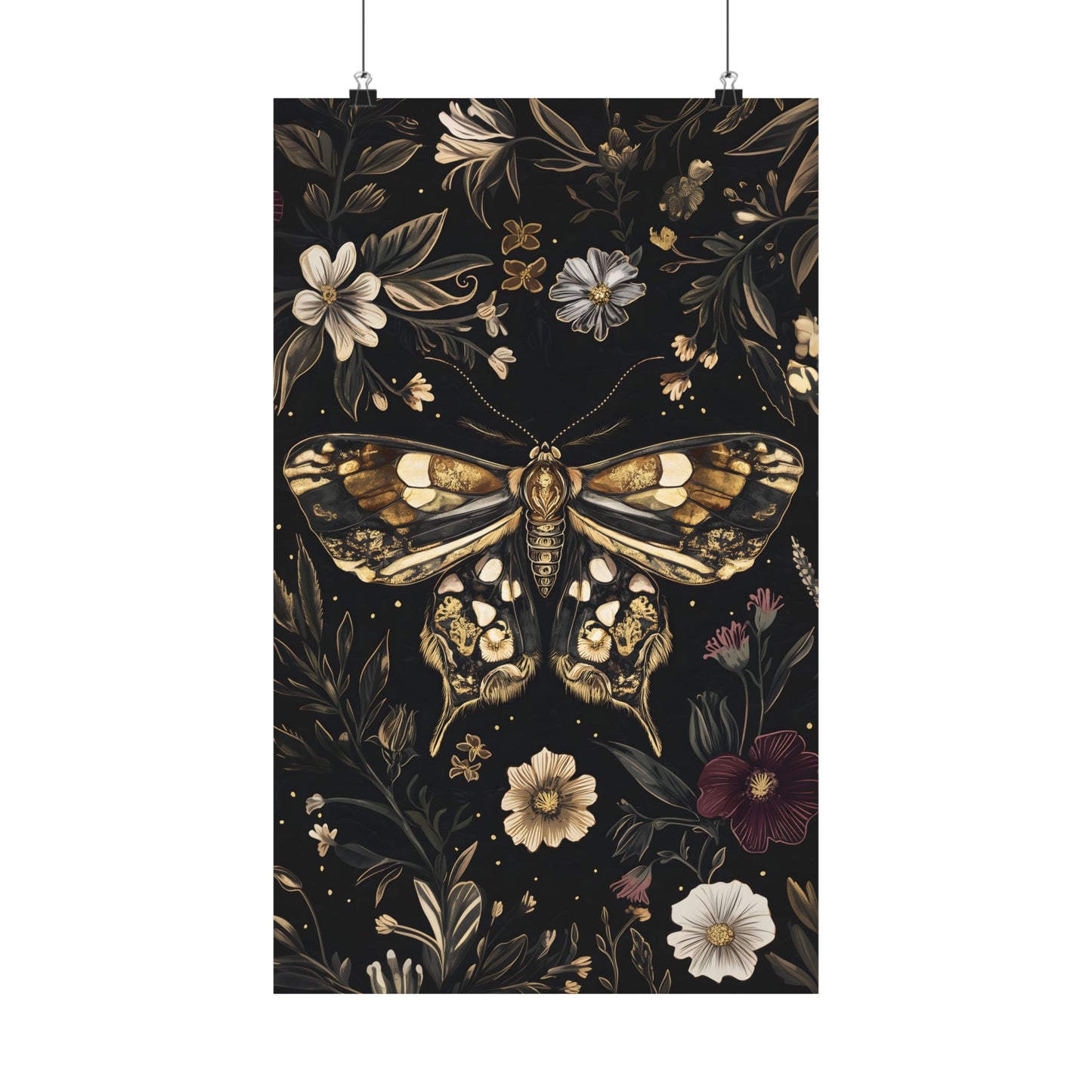 Dark Moth Art Print