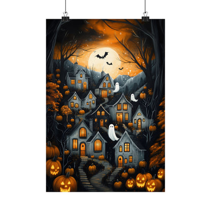 Halloween Town Art Print