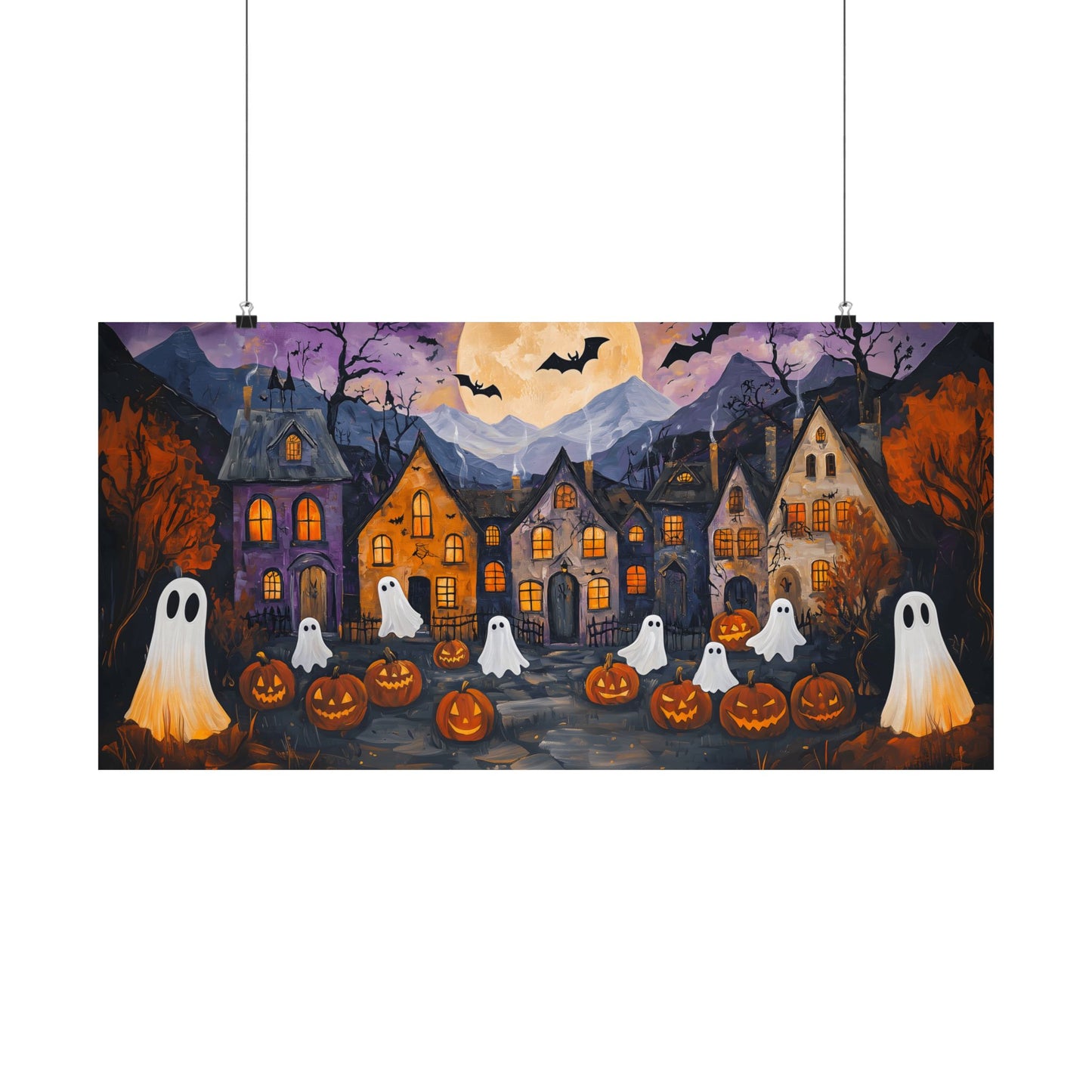 Halloween Town Art Print