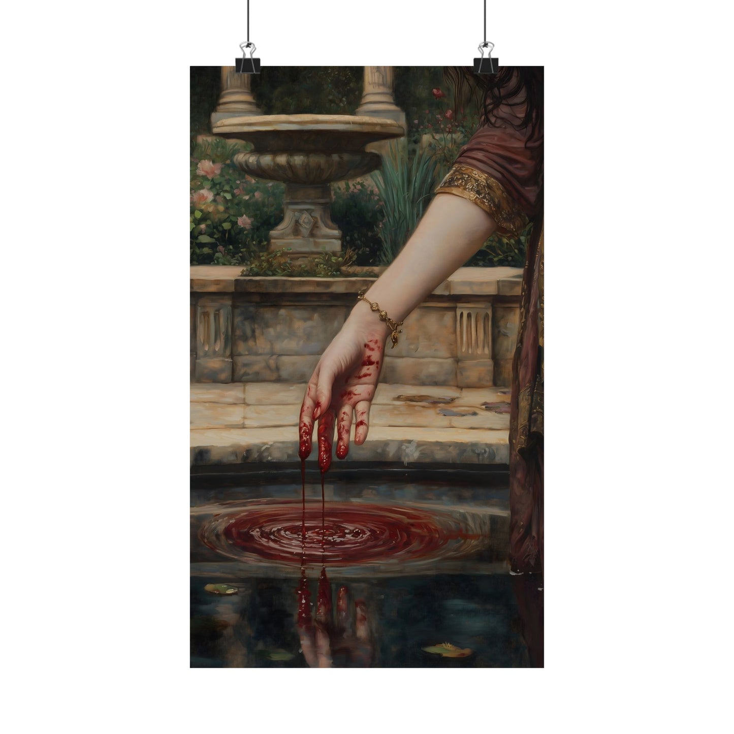 Blood and Water Art Print