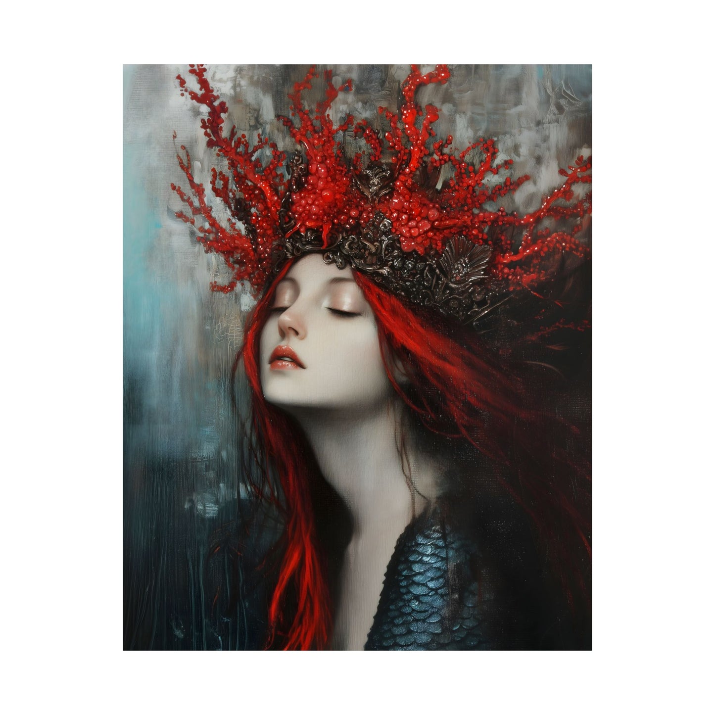 Coral Crown Art Print