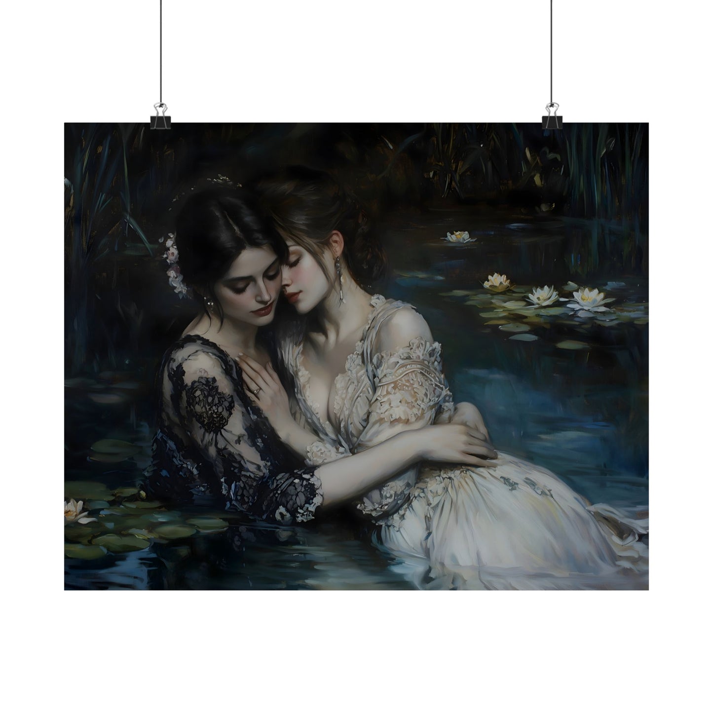 Lovers Art Print