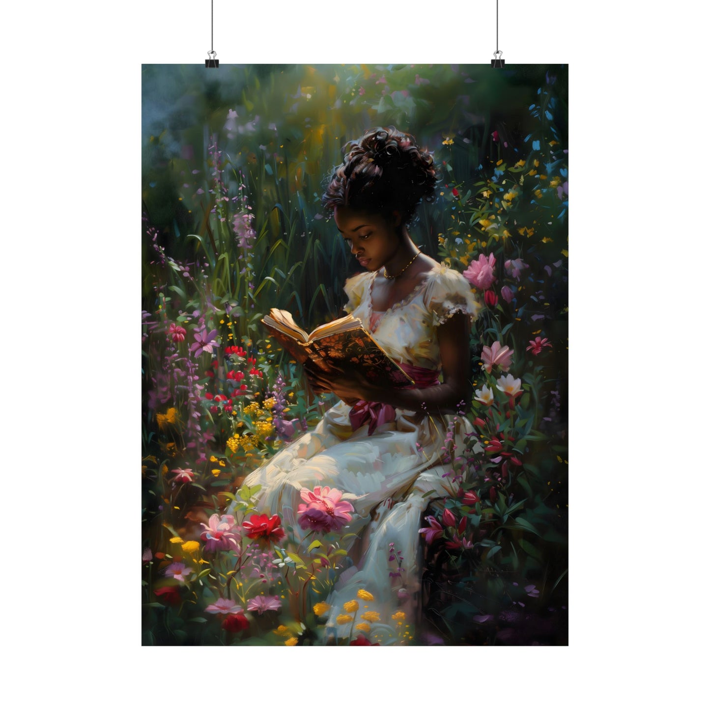 Bookish Bloom Art Print