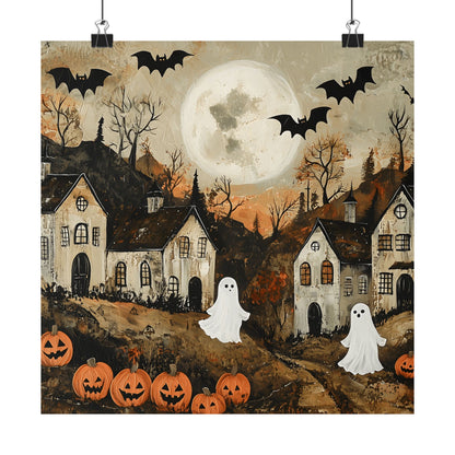 Halloween Town Art Print