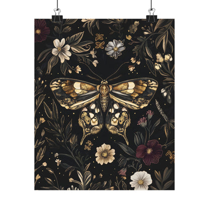 Dark Moth Art Print