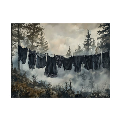 Goth Laundry Day Art Print