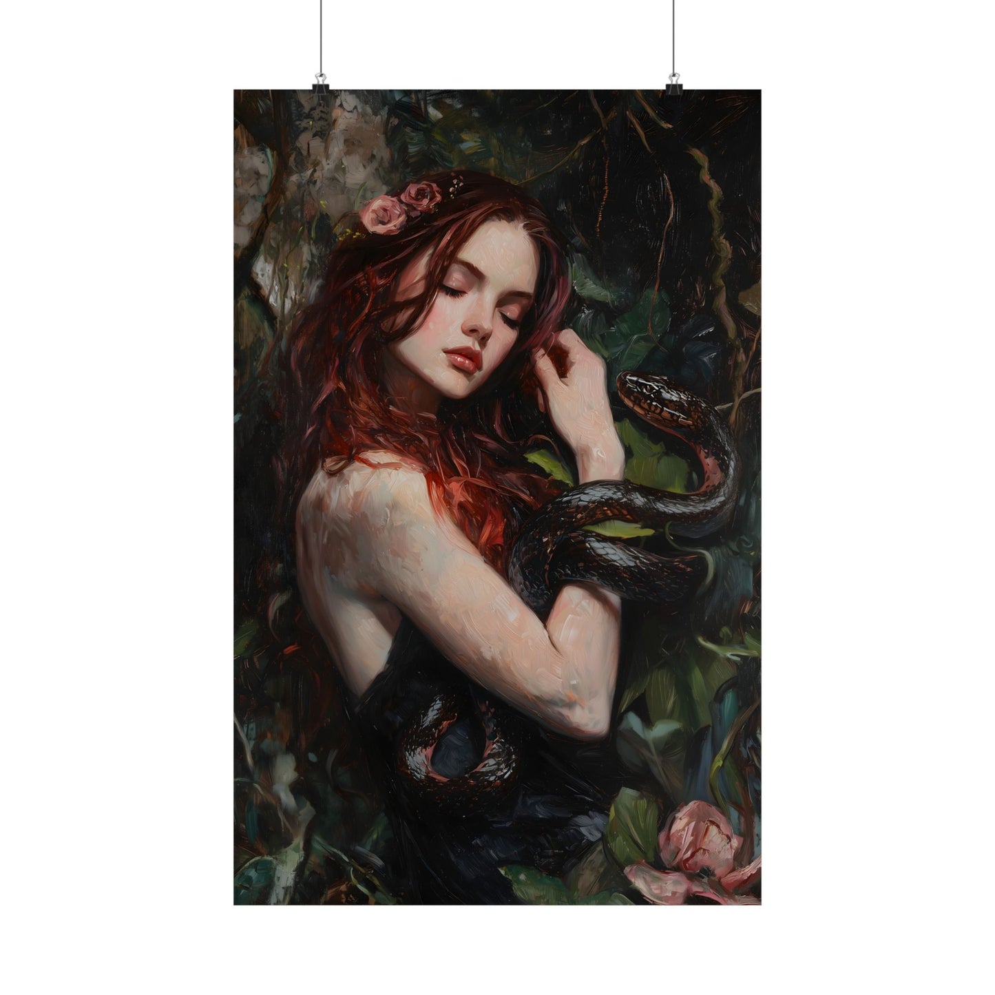 Lilith and Snake Art Print