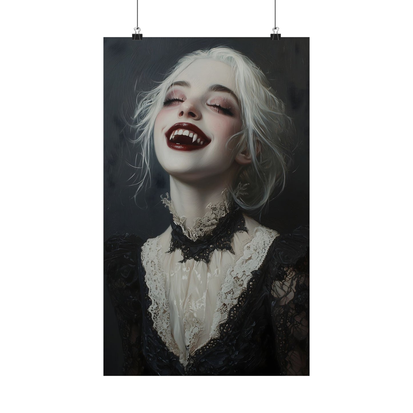 Vampire Beauty Art Print