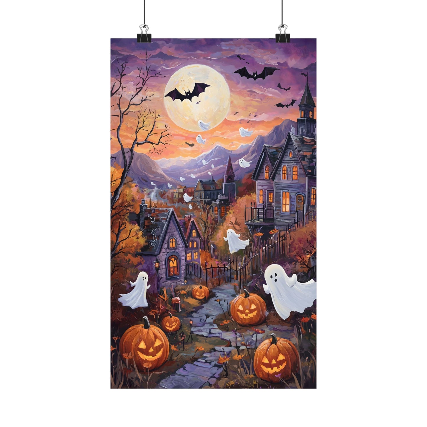 Halloween Town Art Print