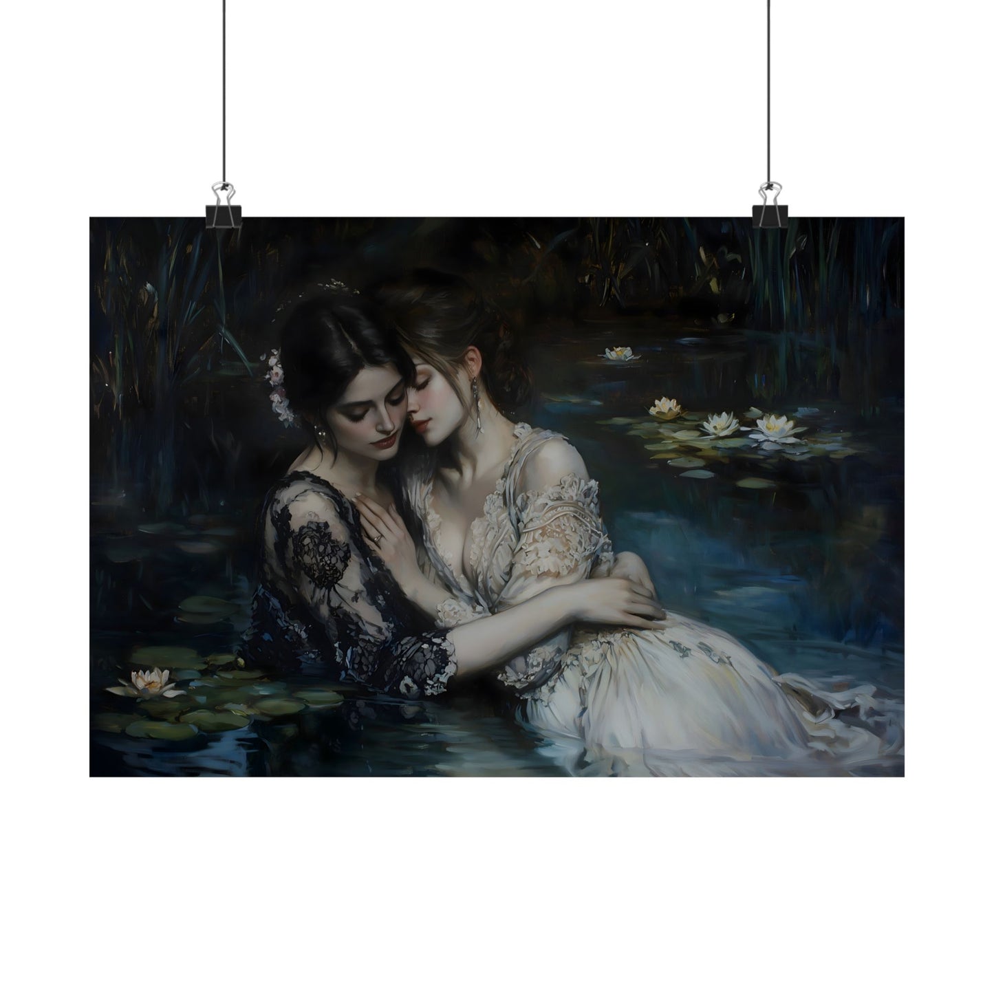 Lovers Art Print