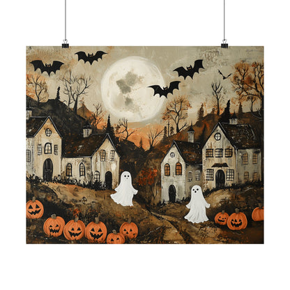 Halloween Town Art Print