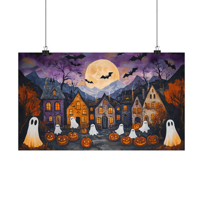 Halloween Town Art Print