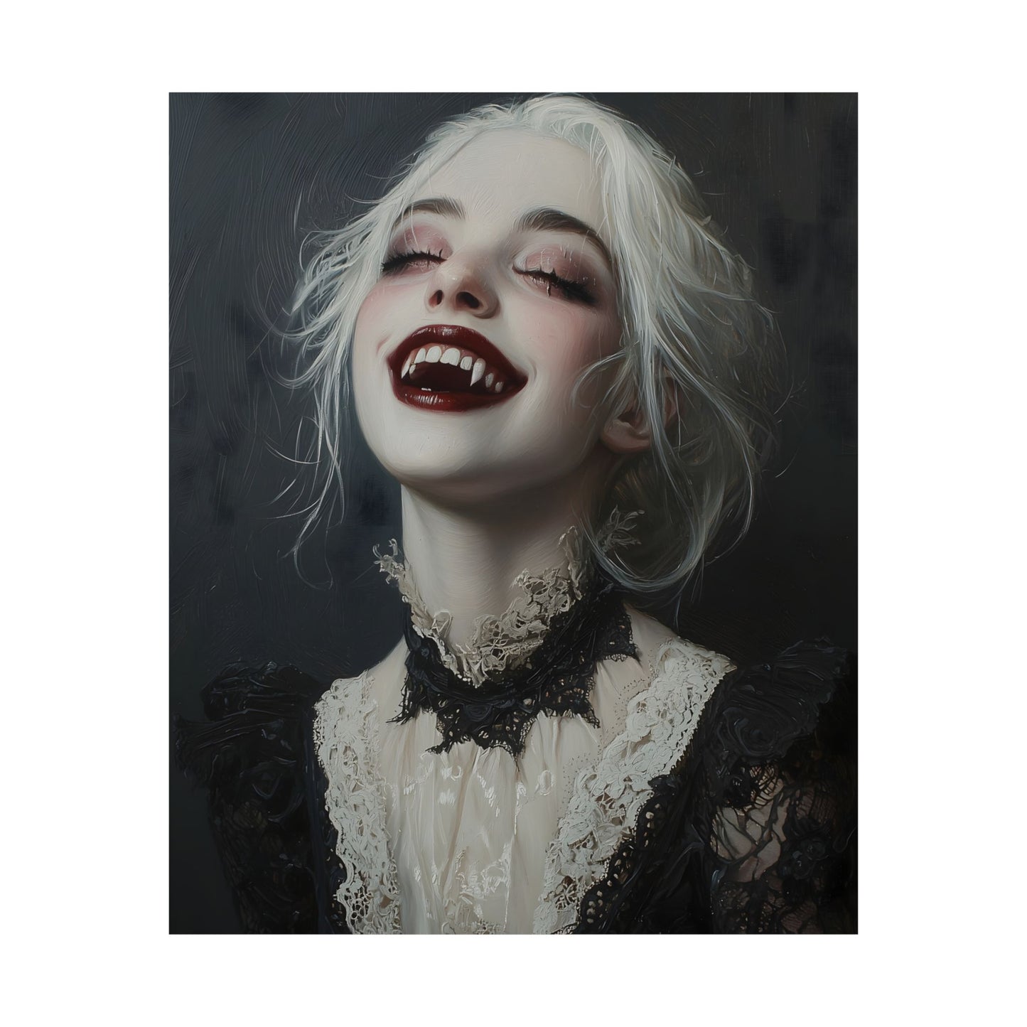 Vampire Beauty Art Print