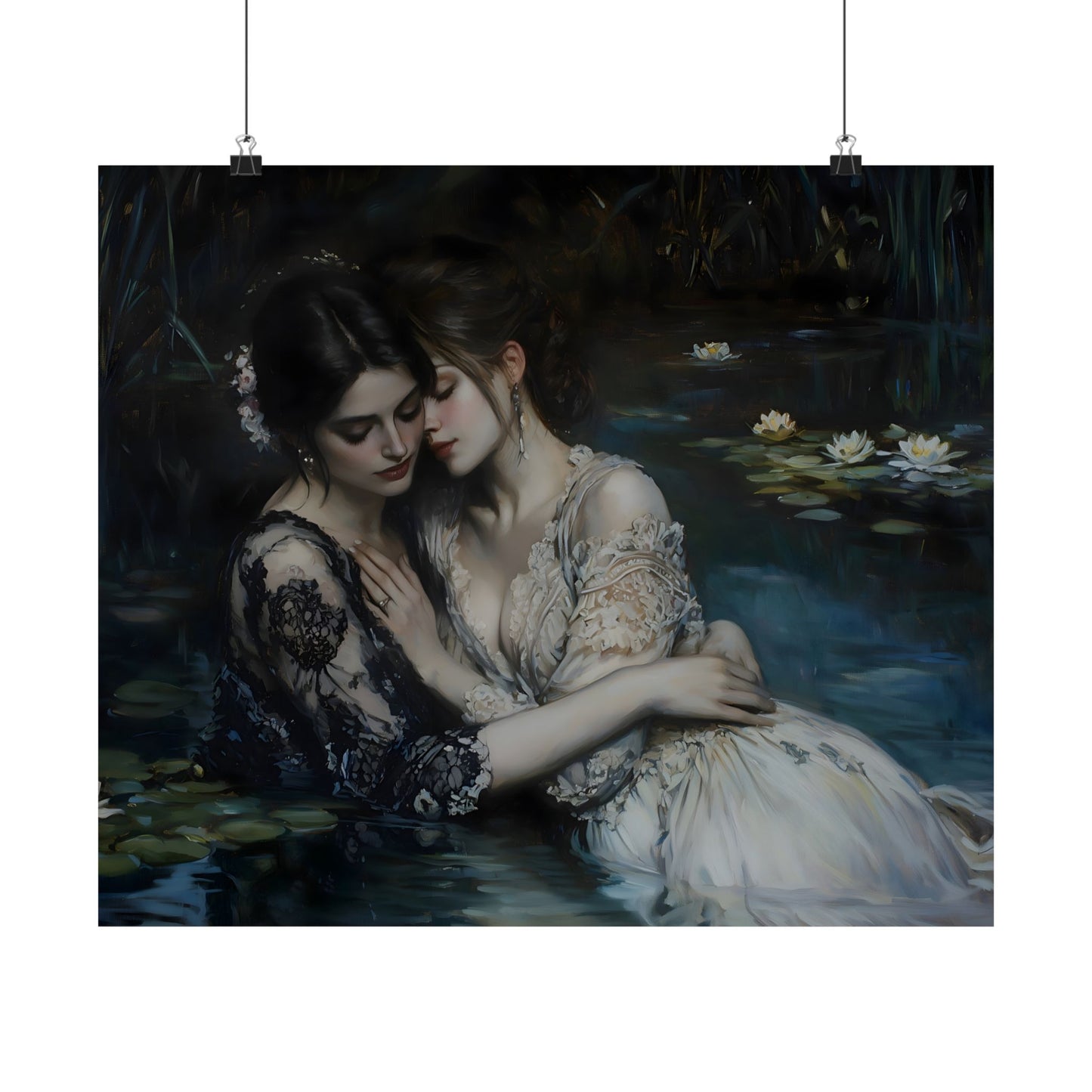 Lovers Art Print