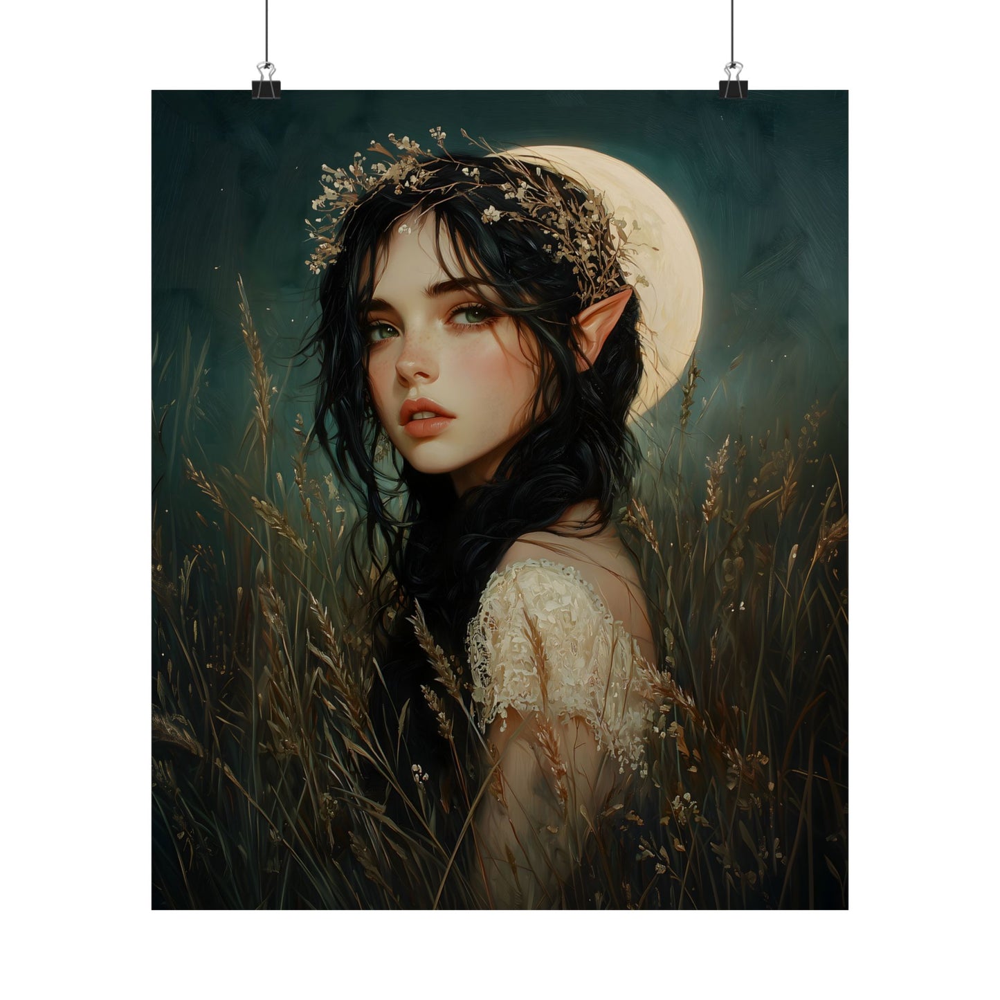 Elven Moon Art Print