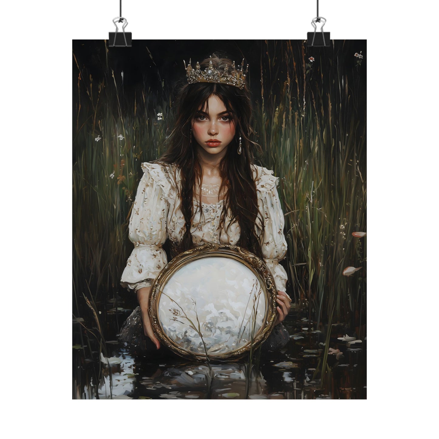 Wet Mirror Art Print