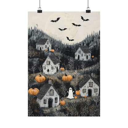 Halloween Town Art Print