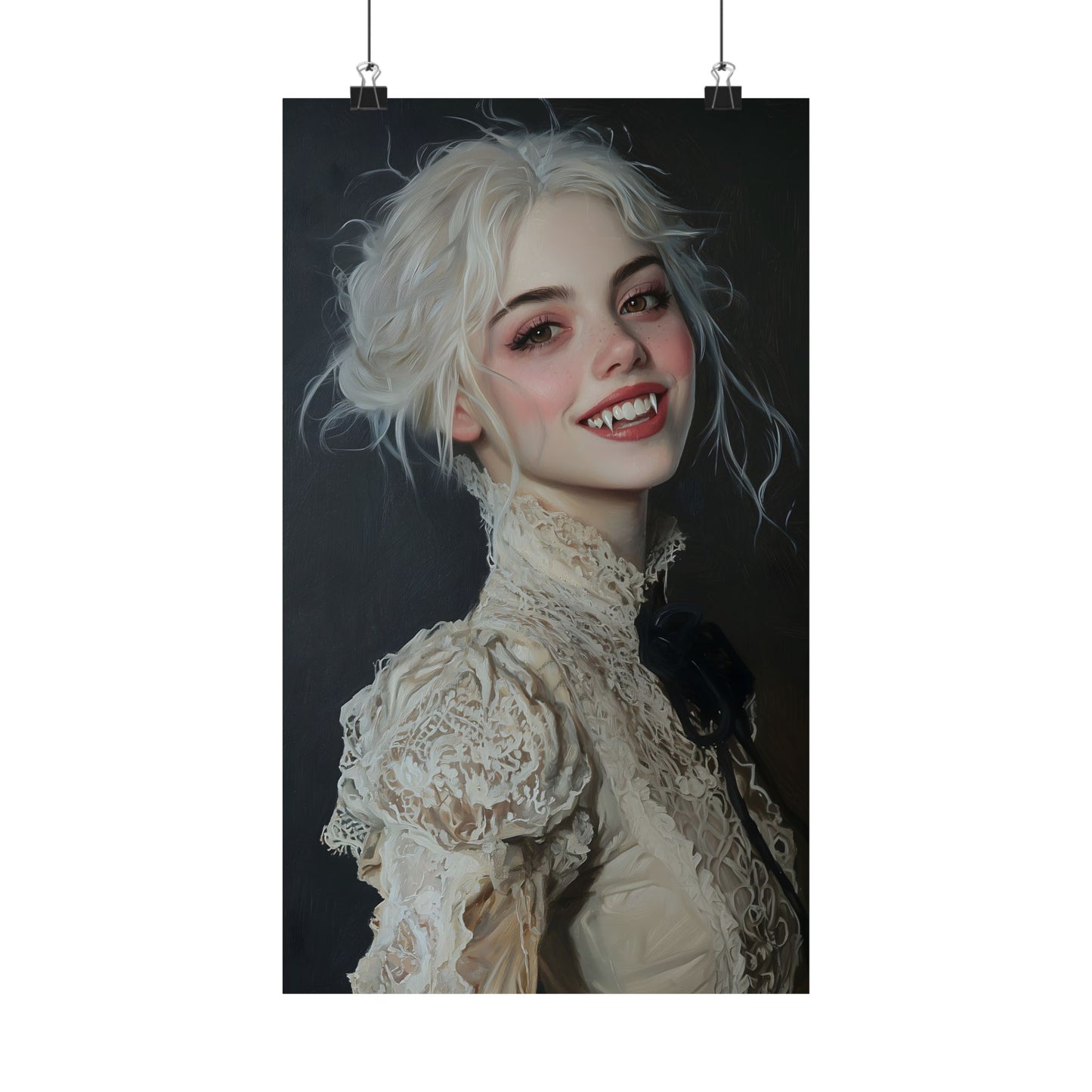 Lady Vamprire Art Print