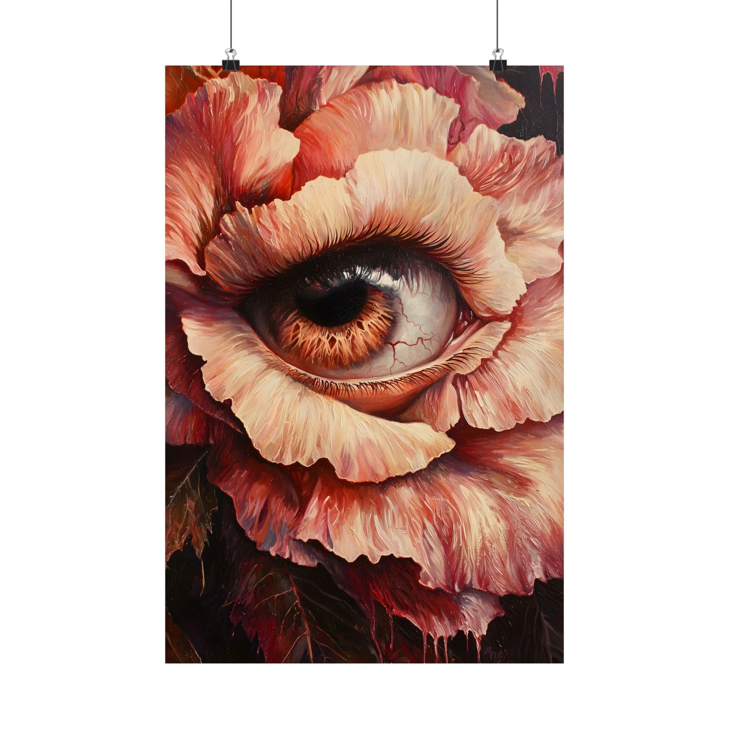 Floral Eye Art Print