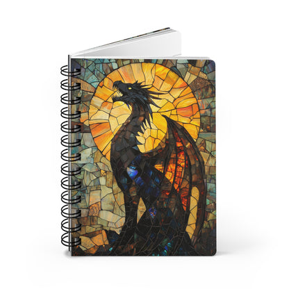 Black Dragon Spiral Bound Journal