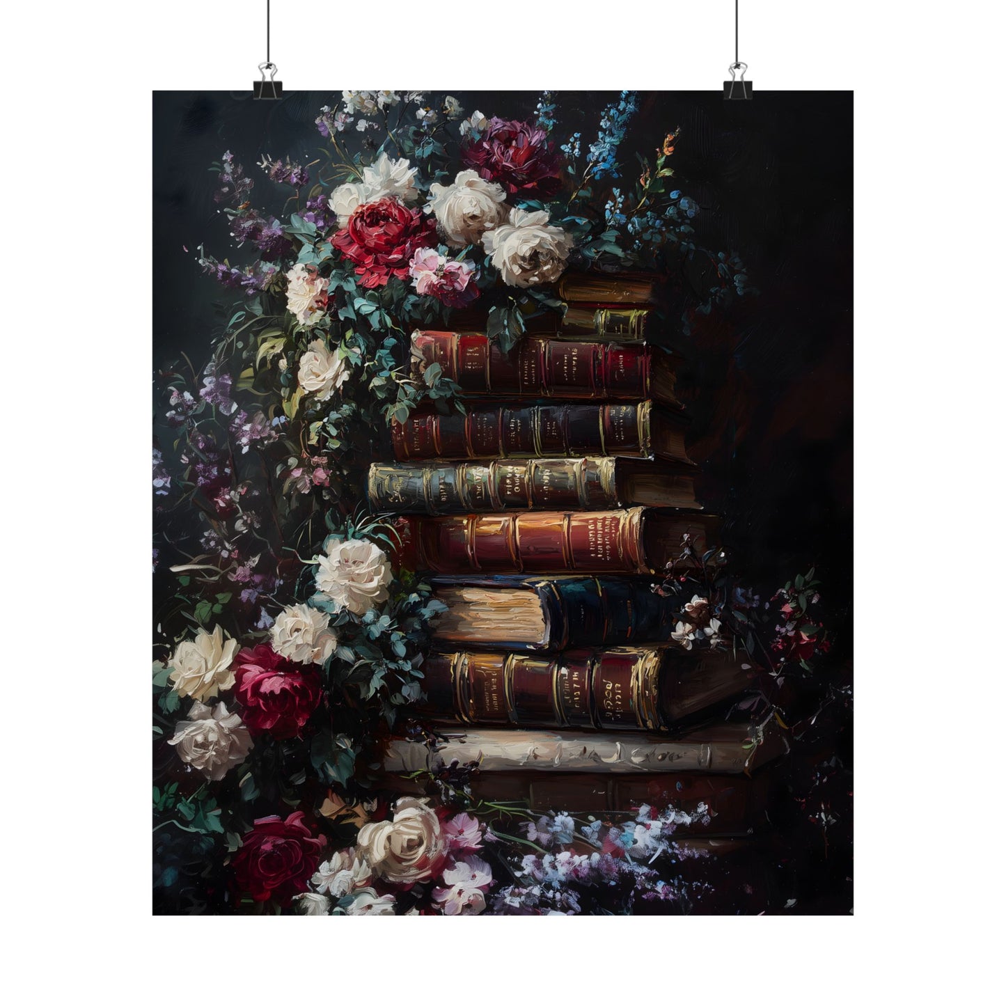 Stack of Books Art Print