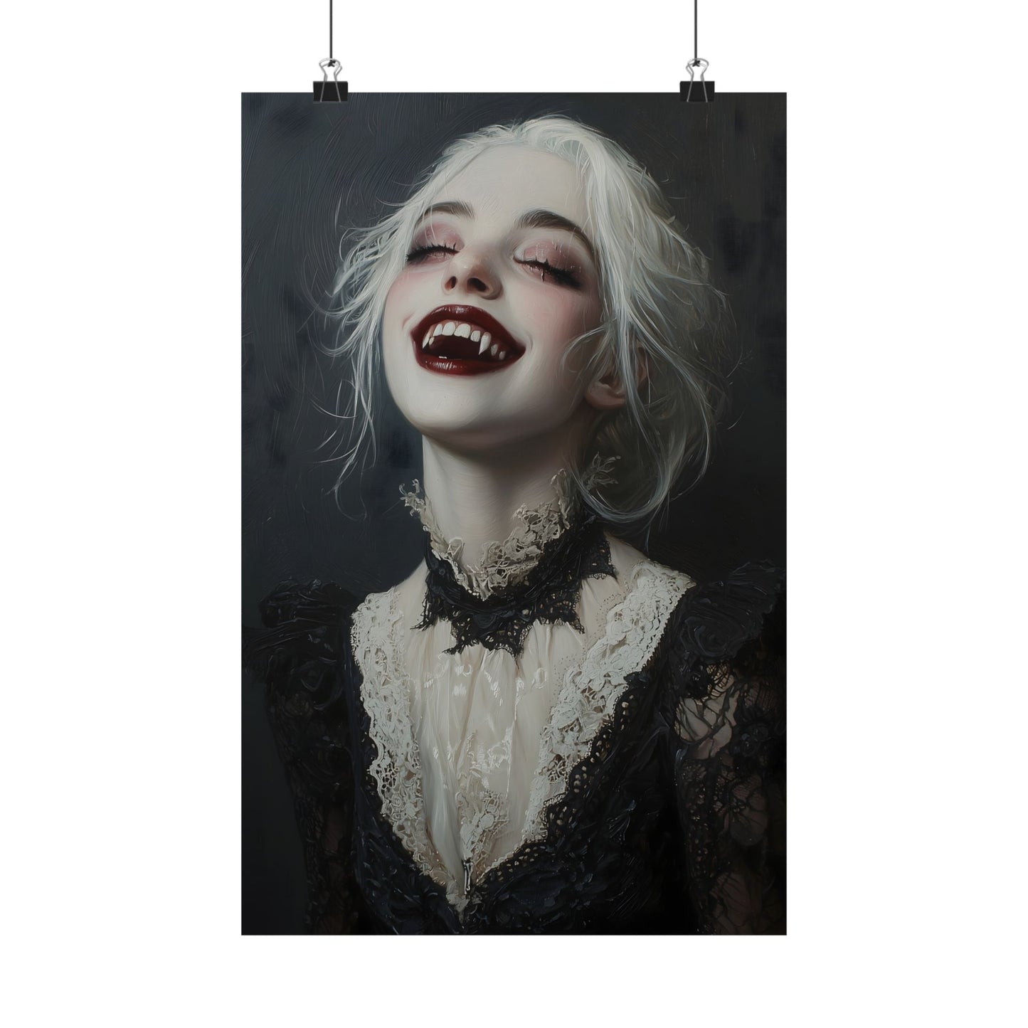 Vampire Beauty Art Print