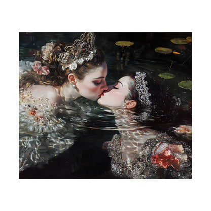 Swimming Queens Art Print