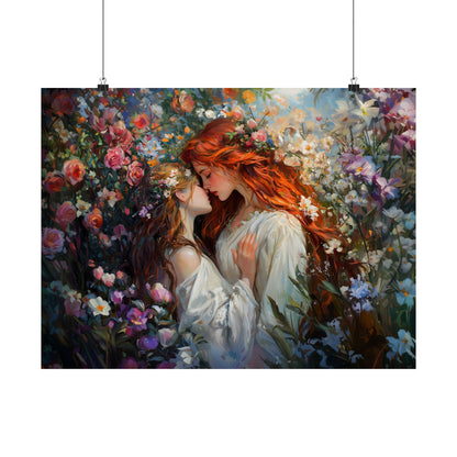 Floral Queens Art Print