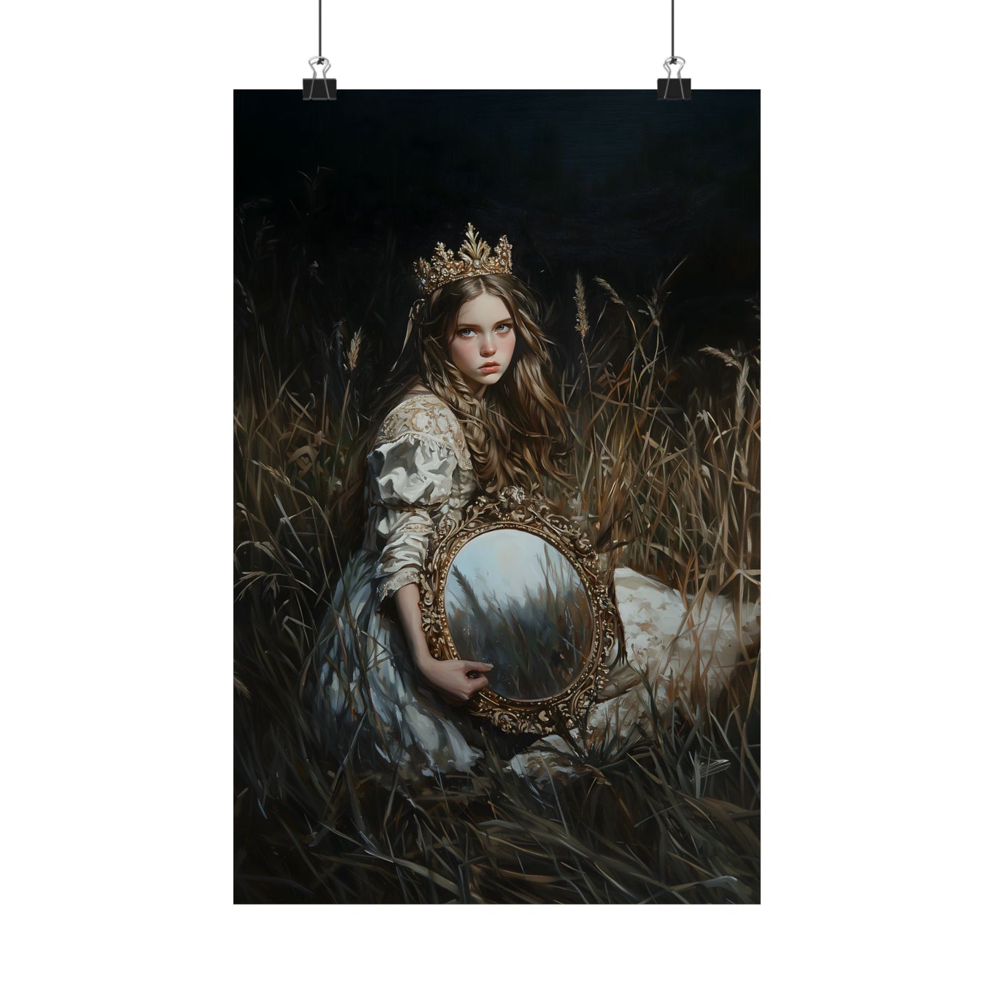 Princess Mirror Art Print