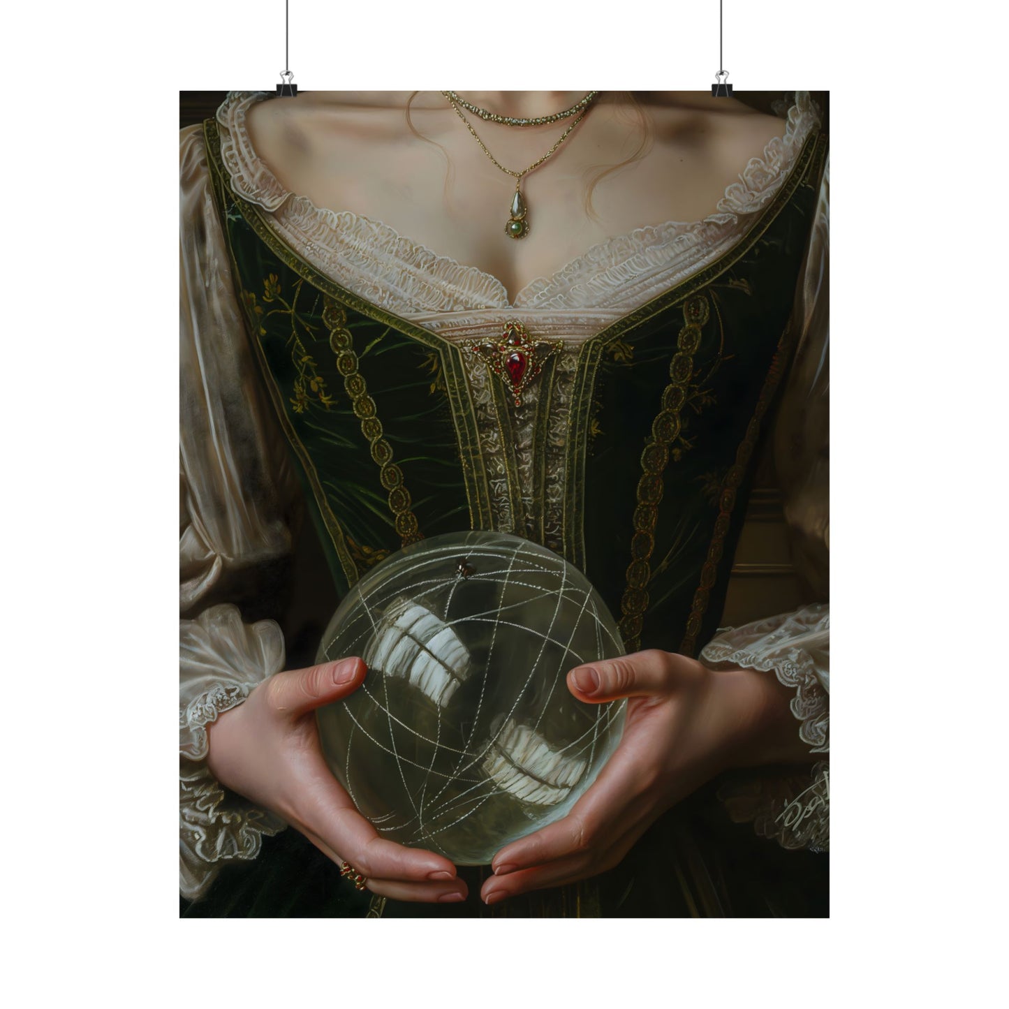 Glass Ball Art Print