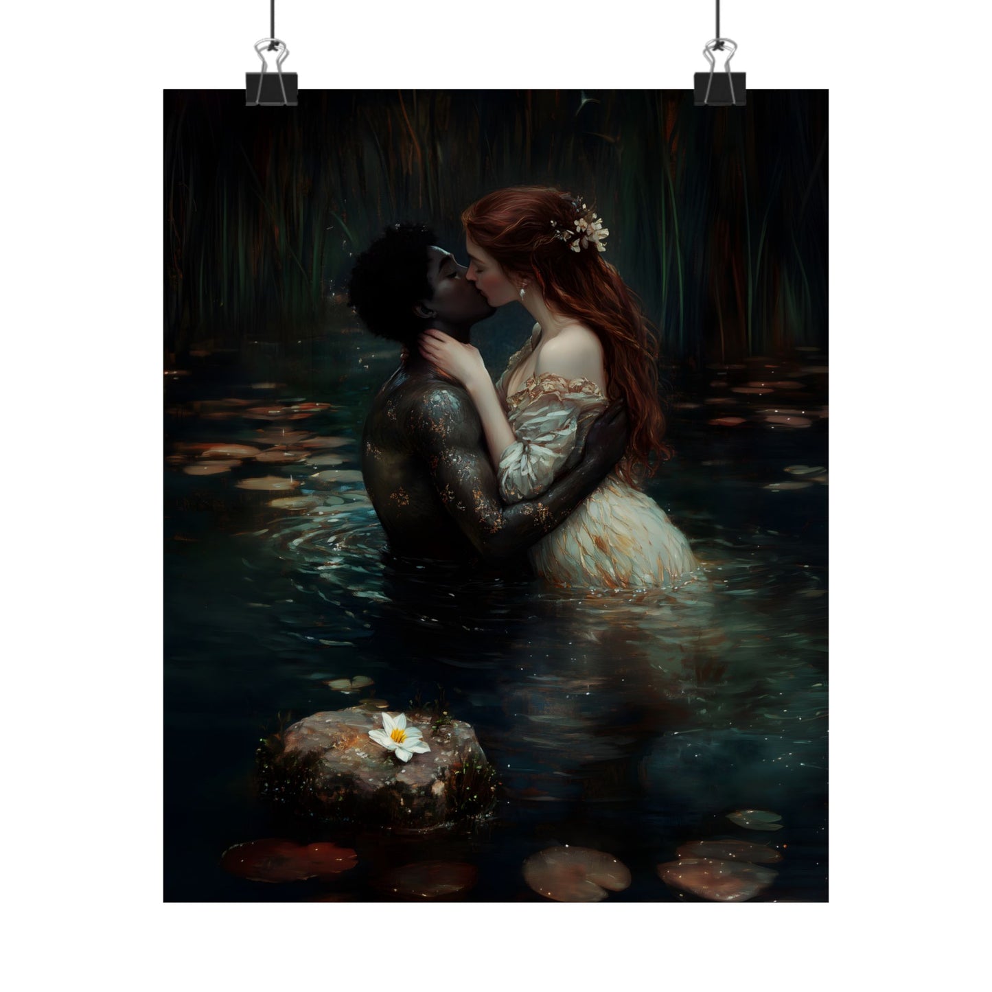 Lovers Art Print