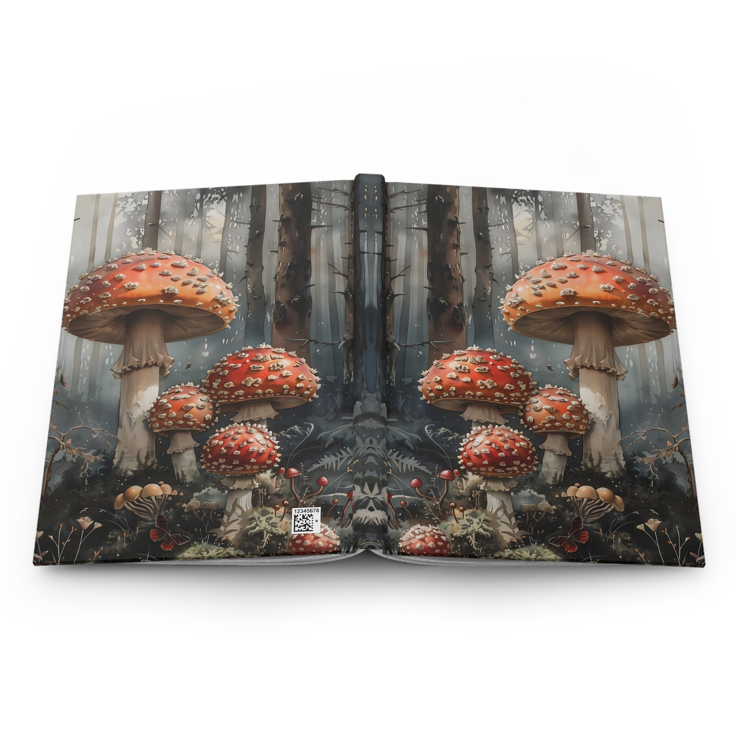 Mushrooms Hardcover Notebook