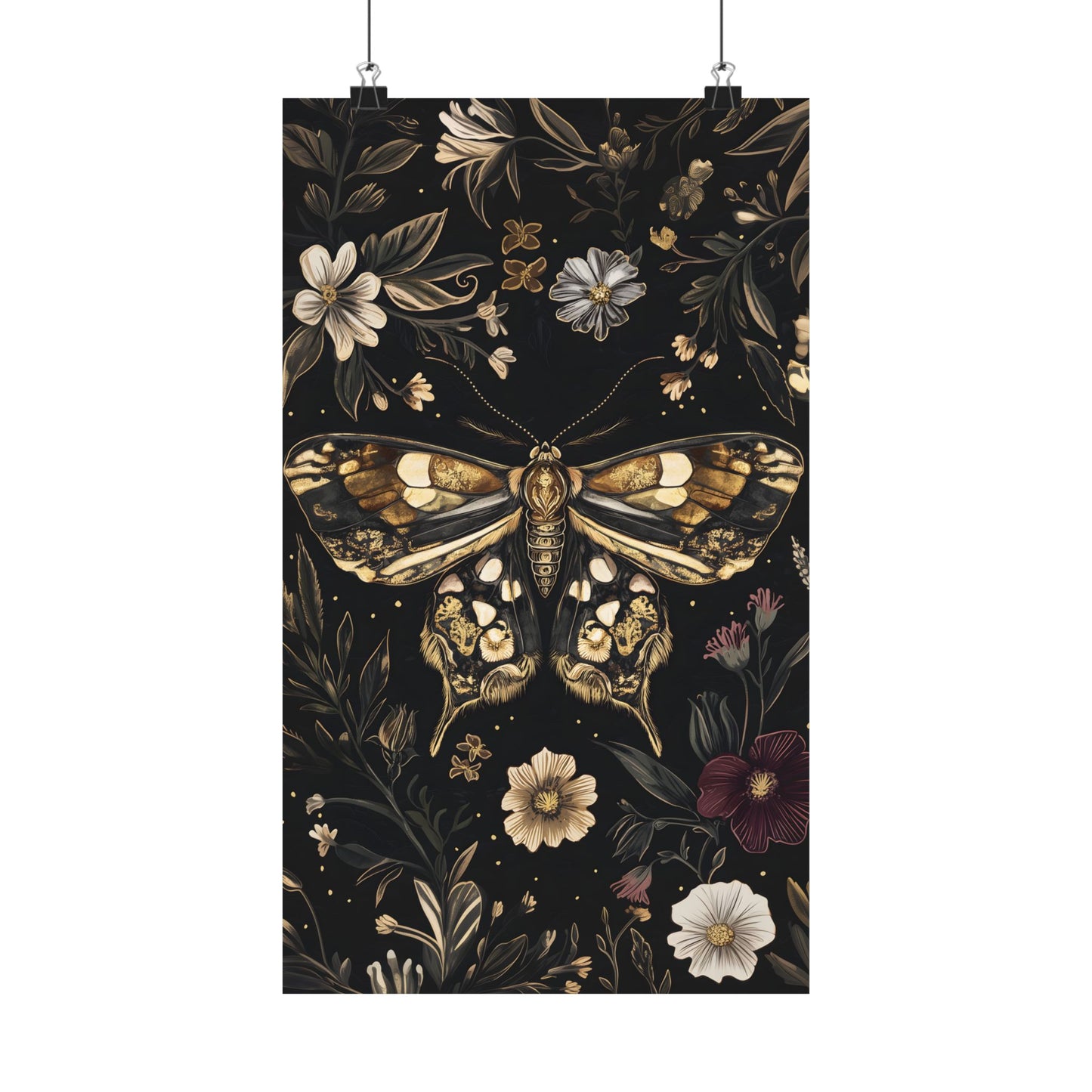 Dark Moth Art Print